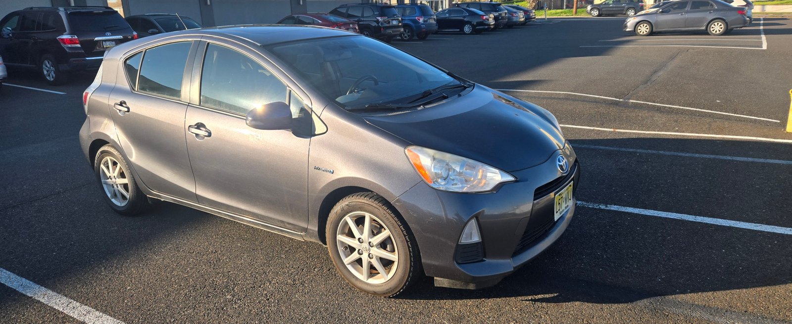 2012 Honda Prius C rental car for Uber and DoorDash drivers in New Jersey